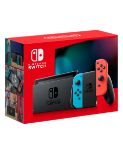 Nintendo Switch™ with Neon Blue / Neon Red Joy-Con Controllers Packshot