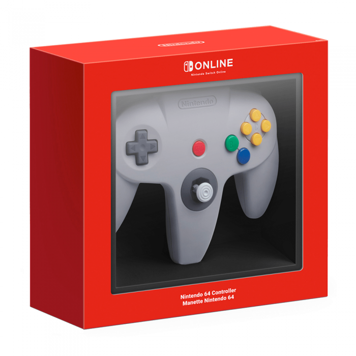 The N64 Controller for the Nintendo Switch in Box
