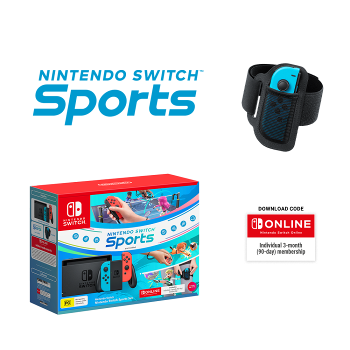  4 Pack Leg Straps For Nintendo Switch Sports Play