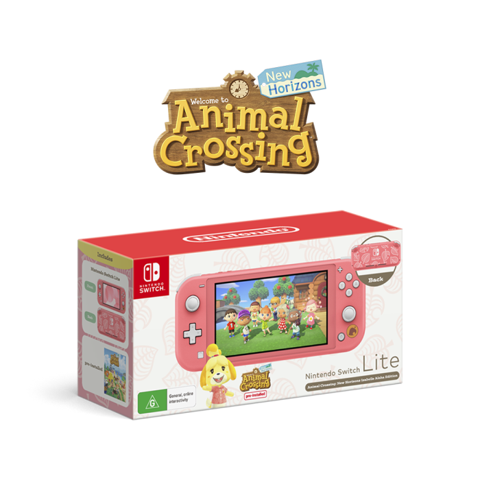 Pick Up the Nintendo Switch Lite Animal Crossing Aloha Edition