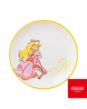 Super Mario Family Life Plastic Plate (Peach)