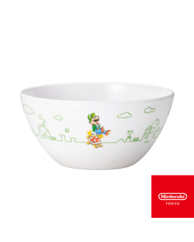 Super Mario Family Life Plastic Bowl (Luigi)