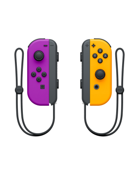 Nintendo Switch Joy-Con™ Neon Purple (L) & Neon Orange (R) Controller Set Front
