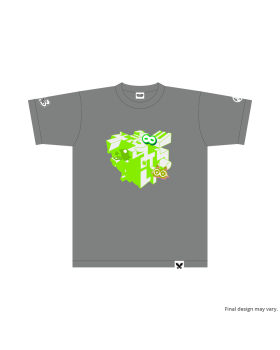 Splatoon 3 Grand Festival T-Shirt FUTURE (Grey) - Kids Front