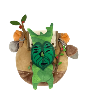 The Legend of Zelda: Tears of the Kingdom Travelling Korok Plush (Brown Backpack)