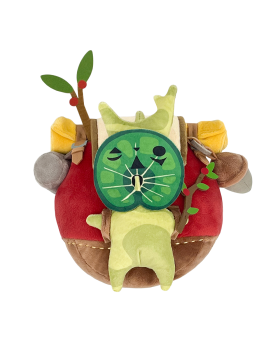 The Legend of Zelda: Tears of the Kingdom Travelling Korok Plush (Red Backpack)