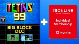 TETRIS® 99 + Big Block DLC + Nintendo Switch Online Individual Membership (12 months - 365 days)