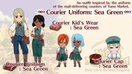 Courier Uniform: Sea Green