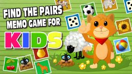 Find the Pairs Memo Game for Kids