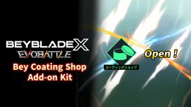 BEYBLADE X EVOBATTLE BEY COATING SHOP EXPANSION KIT
