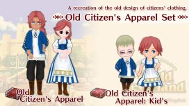 Old Citizen's Apparel Set