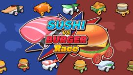 SUSHI vs BURGER Race