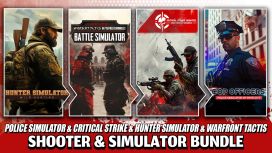 POLICE SIMULATOR & CRITICAL STRIKE & HUNTER SIMULATOR & WARFRONT TACTIS (SHOOTER & SIMULATOR BUNDLE)