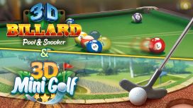 3D Billiards & 3D MiniGolf Bundle