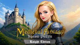 Medieval Fantasy: Jigsaw Puzzle Knight Edition