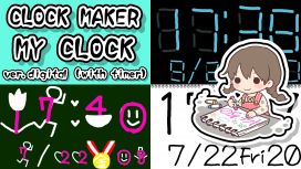 Clock Maker : My Clock - ver. digital (with timer)