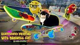Skateboard Drifting with Maxwell Cat: The Game Simulator – New Skater