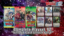 Cardfight!! Vanguard DD 2:Complete Playset 12 "Vintage Card Unlock Vol.1"