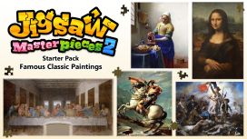 Jigsaw Masterpieces 2: Starter Pack - Famous Classic Paintings