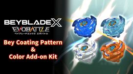 BEYBLADE X EVOBATTLE BEY COATING PATTERN & COLOR EXPANSION KIT