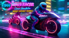 Moto Racer 2044 Game Simulator: Money Magnet Bundle