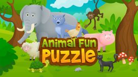 Animal Fun Puzzle - Preschool and kindergarten learning and fun game for toddlers and kids