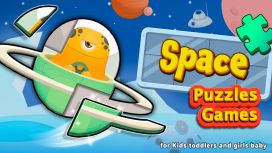 Space Puzzles Games for Kids toddlers and girls baby