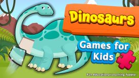 Dinosaurs Games for Kids Fun Educational Learning Toddler