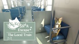 Japanese NEKOSAMA Escape The Local Train