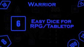 Easy Dice for RPG/Tabletop - Warrior Theme