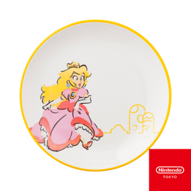Super Mario Family Life Plastic Plate (Peach)