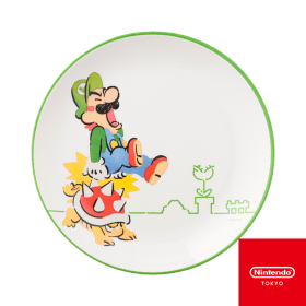 Super Mario Family Life Plastic Plate (Luigi)