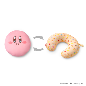 Kirby Reversible Travel Pillow (Stuffed) - 2 versions