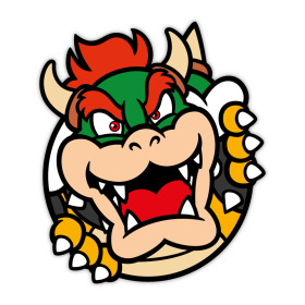 Bowser Sticker