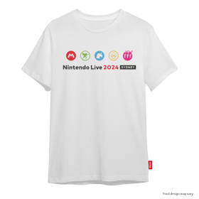 Nintendo Live 2024 SYDNEY T-shirt (White)