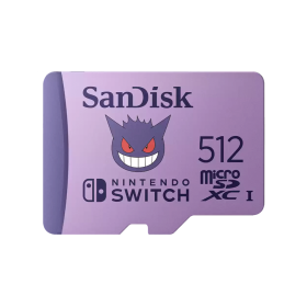 SanDisk® Pokémon™ microSDXC™ Card for Nintendo Switch – 512GB - Gengar