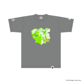 Splatoon 3 Grand Festival T-Shirt FUTURE (Grey) - Kids Front