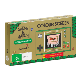 Game & Watch™: The Legend of Zelda™ in its boxed packaging