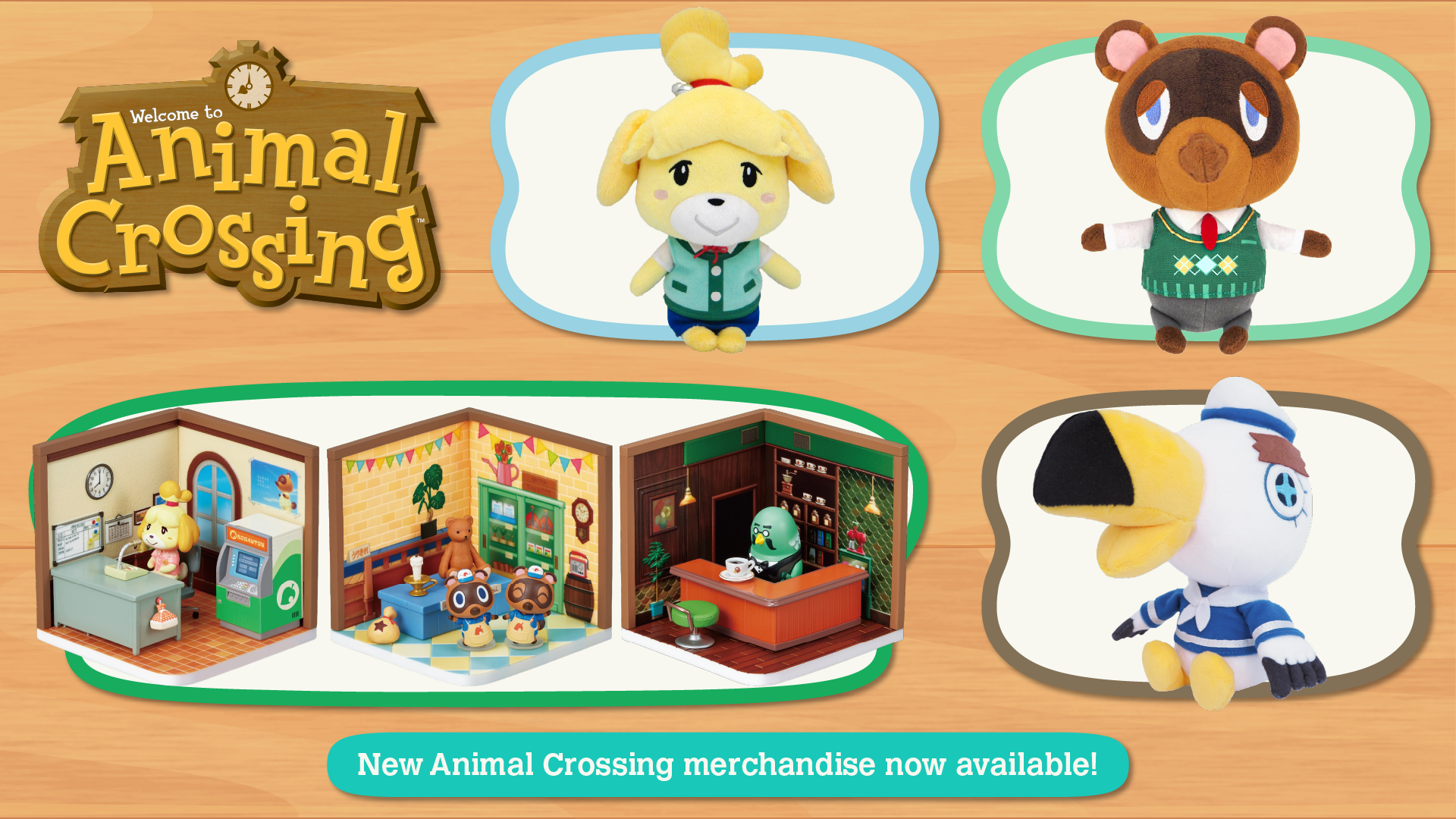 New Animal Crossing merchandise available now!