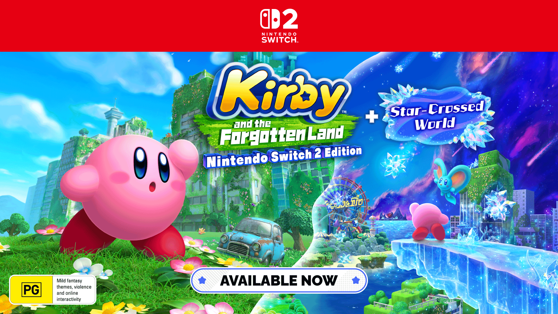 Kirby™ and the Forgotten Land - Nintendo Switch 2 Edition + Star-Crossed World