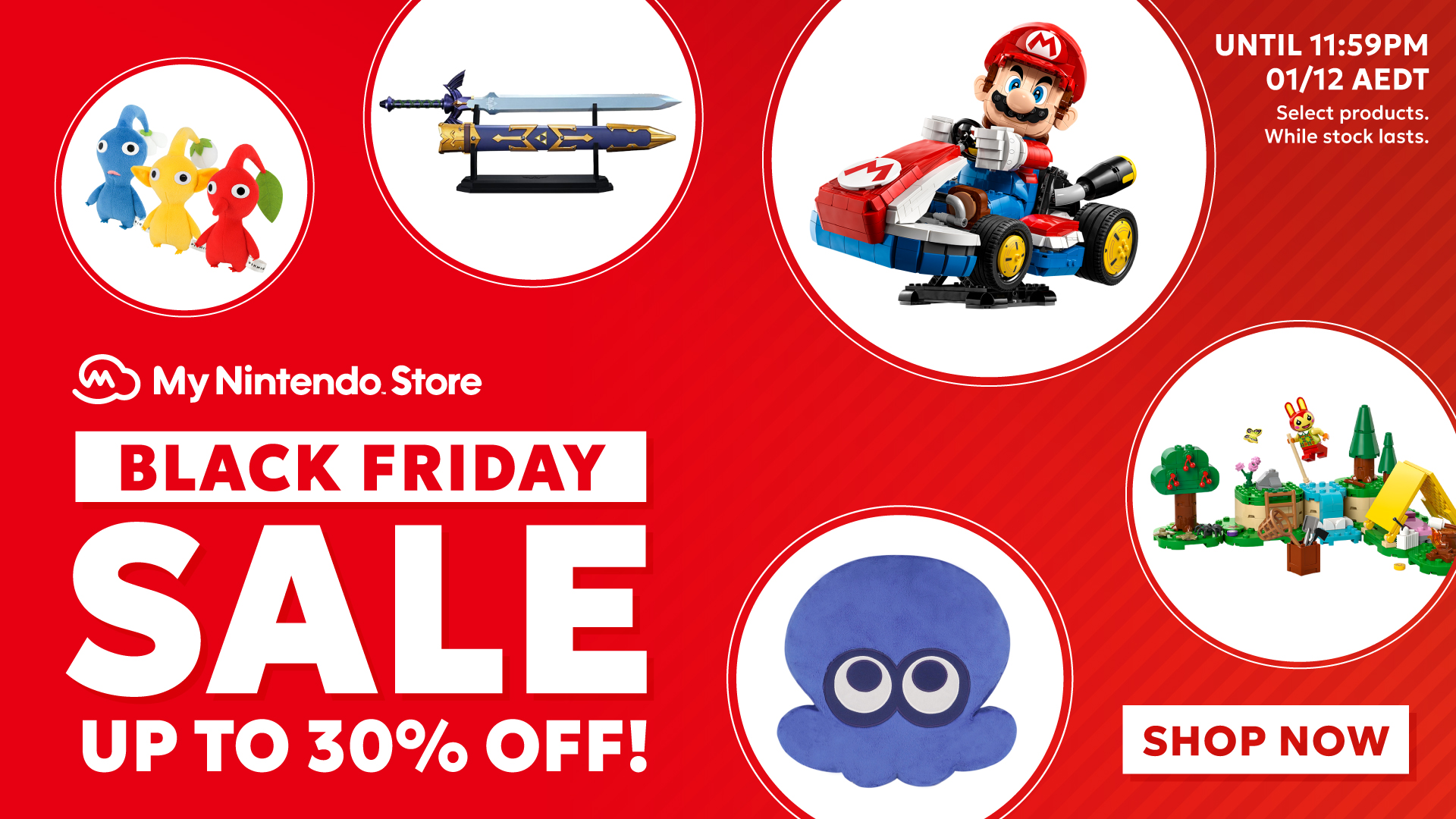 My Nintendo Store Black Friday Sale. Up to 30% off select products!